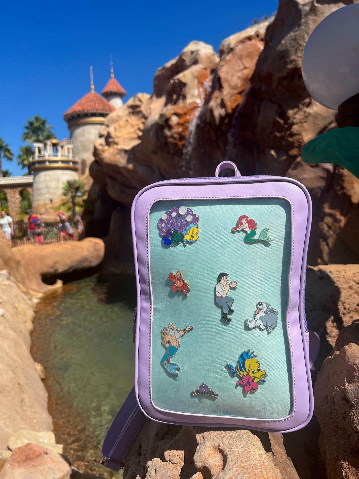 Mini Pin Backpack - Under the Sea Lavender