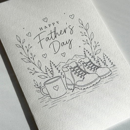 DIY Watercolor Card Digital Download - Fathers Day 002