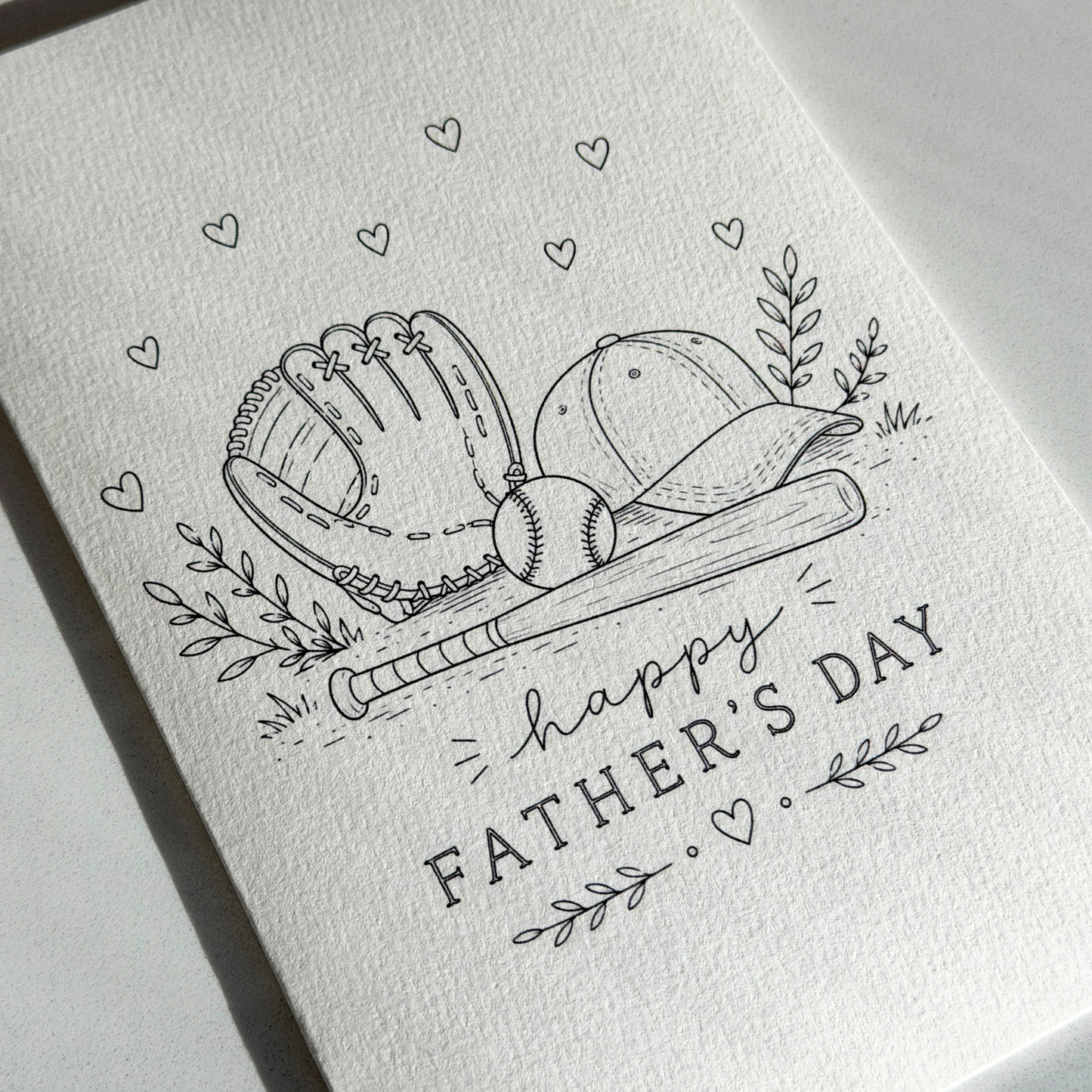 DIY Watercolor Card Digital Download - Fathers Day 005