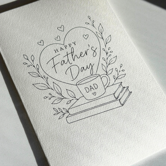 DIY Watercolor Card Digital Download - Fathers Day 001