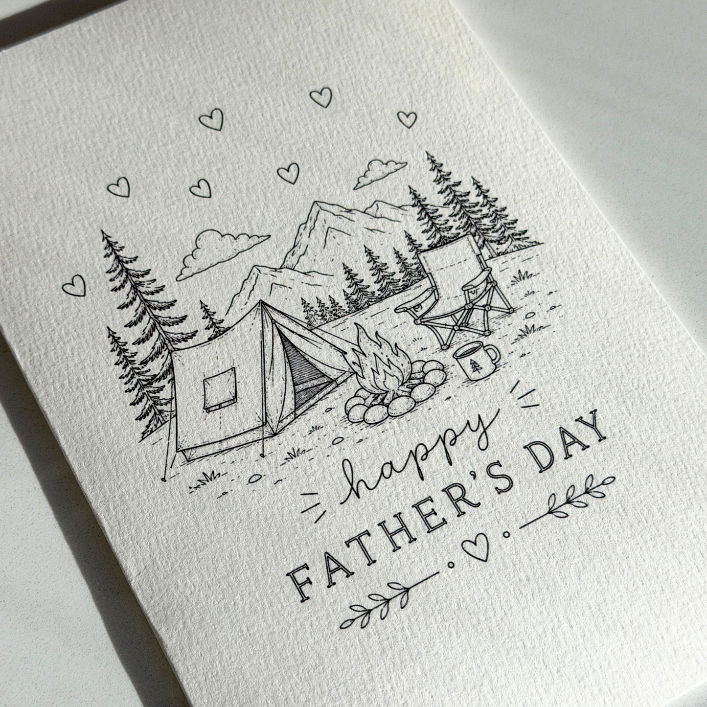 DIY Watercolor Card Digital Download - Fathers Day 010