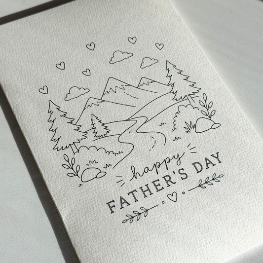 DIY Watercolor Card Digital Download - Fathers Day 011