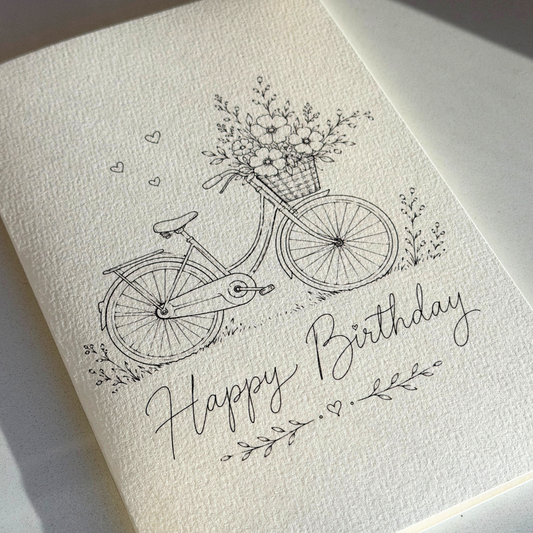 DIY Watercolor Card Digital Download - Happy Birthday 007